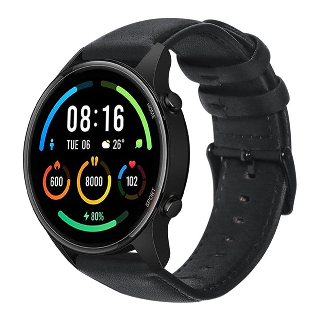 Oil Wax Genuine Leather Watch Band, For Xiaomi Mi Watch Color, For Samsung Gear S3, For Samsung Galaxy Watch3 45mm R840, For Samsung Galaxy Watch 46mm, For Honor MagicWatch 2 46mm / Magic / Watch Dream, For Fossil Men Sport