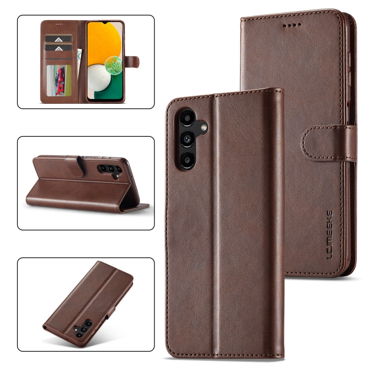 LC.IMEEKE Calf Texture Leather Phone Case, For Samsung Galaxy Z Fold5 5G, For Samsung Galaxy A24 4G / 5G, For Samsung Galaxy Z Flip5 5G