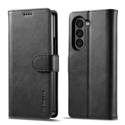 LC.IMEEKE Calf Texture Leather Phone Case, For Samsung Galaxy Z Fold5 5G, For Samsung Galaxy A24 4G / 5G, For Samsung Galaxy Z Flip5 5G