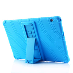 Tablet PC Silicone Protective Case with Invisible Bracket, For Huawei MediaPad T5, For Lenovo Tab M10, For Lenovo Tab E10