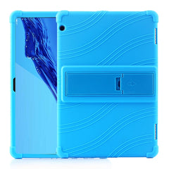 Tablet PC Silicone Protective Case with Invisible Bracket, For Huawei MediaPad T5, For Lenovo Tab M10, For Lenovo Tab E10