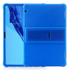 Tablet PC Silicone Protective Case with Invisible Bracket, For Huawei MediaPad T5, For Lenovo Tab M10, For Lenovo Tab E10