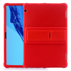 Tablet PC Silicone Protective Case with Invisible Bracket, For Huawei MediaPad T5, For Lenovo Tab M10, For Lenovo Tab E10