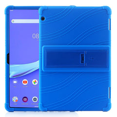 Tablet PC Silicone Protective Case with Invisible Bracket, For Huawei MediaPad T5, For Lenovo Tab M10, For Lenovo Tab E10