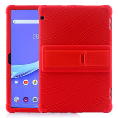 Tablet PC Silicone Protective Case with Invisible Bracket, For Huawei MediaPad T5, For Lenovo Tab M10, For Lenovo Tab E10