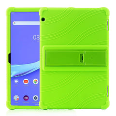 Tablet PC Silicone Protective Case with Invisible Bracket, For Huawei MediaPad T5, For Lenovo Tab M10, For Lenovo Tab E10