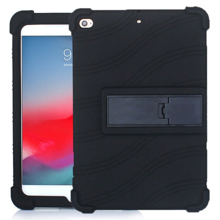 Tablet PC Silicone Protective Case with Invisible Bracket, For iPad mini 5 / 4, For iPad 10.2 / 10.5, For iPad mini 3 / 2 / 1