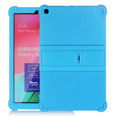 Tablet PC Silicone Protective Case with Invisible Bracket, For Galaxy Tab A 10.1 (2019) T510, For Galaxy Tab S5e T720