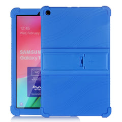 Tablet PC Silicone Protective Case with Invisible Bracket, For Galaxy Tab A 10.1 (2019) T510, For Galaxy Tab S5e T720