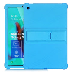 Tablet PC Silicone Protective Case with Invisible Bracket, For Galaxy Tab A 10.1 (2019) T510, For Galaxy Tab S5e T720