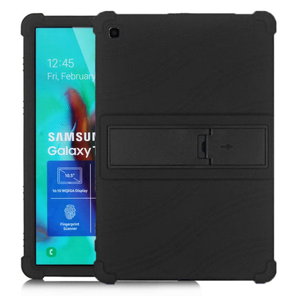 Tablet PC Silicone Protective Case with Invisible Bracket, For Galaxy Tab A 10.1 (2019) T510, For Galaxy Tab S5e T720