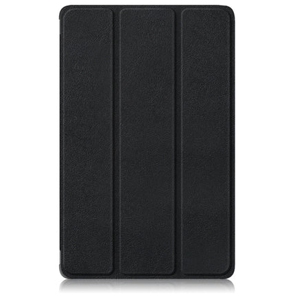 Custer Pure Color 3-Fold Holder Leather Tablet Case, For Huawei Matepad SE 10.4 2022, For Lenovo M8 4th GenTB-300FU