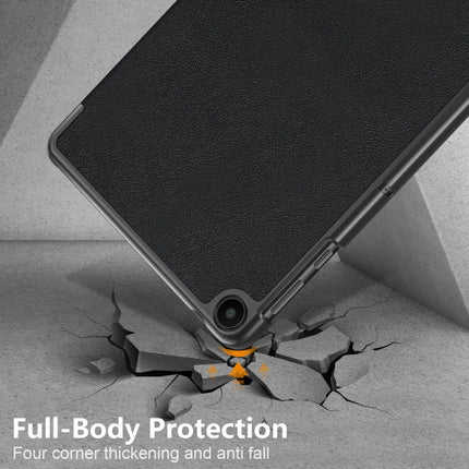 Custer Pure Color 3-Fold Holder Leather Tablet Case, For Huawei Matepad SE 10.4 2022, For Lenovo M8 4th GenTB-300FU