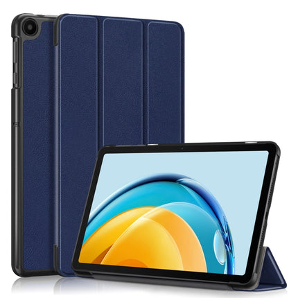 Custer Pure Color 3-Fold Holder Leather Tablet Case, For Huawei Matepad SE 10.4 2022, For Lenovo M8 4th GenTB-300FU