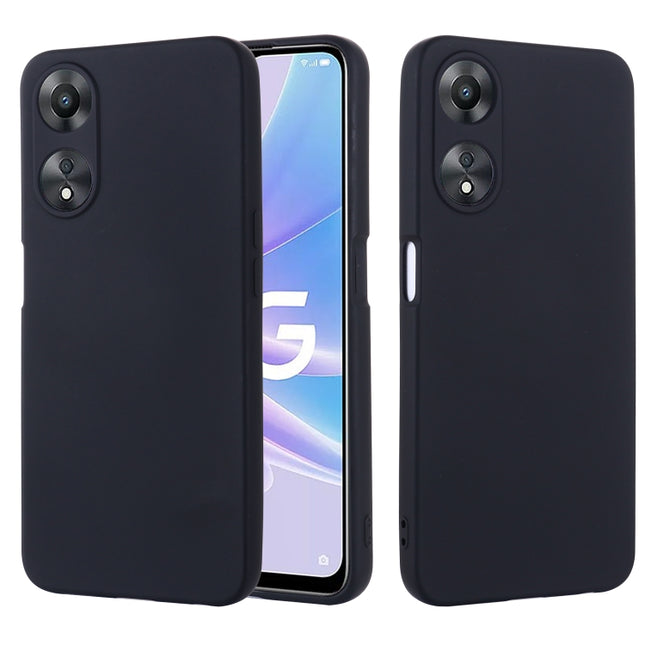 Pure Color Liquid Silicone Shockproof Phone Case, For OPPO A58 / A58x / A78 Global, For Tecno Spark 9T / 9 Pro, For Tecno Spark GO 2023 / Pop 7 Pro, For Xiaomi Redmi 12C / 11A / Poco C55, For Samsung Galaxy A14 4G