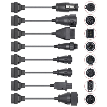 8 in 1 Truck TCS Auto Tool OBD2 Diagnostic Conversion Cable, 8 in 1 Truck Conversion Cable