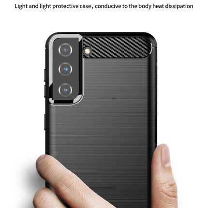 Brushed Texture Carbon Fiber TPU Phone Case, For Xiaomi Redmi Note 12 4G Global, For Samsung Galaxy S20 FE 2022, For Samsung Galaxy S21, For Samsung Galaxy S21 Ultra, For Samsung Galaxy S21+, For Samsung Galaxy S20 FE
