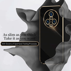 XINLI Straight Edge 6D Electroplate TPU Phone Case, For Honor Magic5 5G, For Honor Magic5 Pro 5G, For Honor X7a 2023