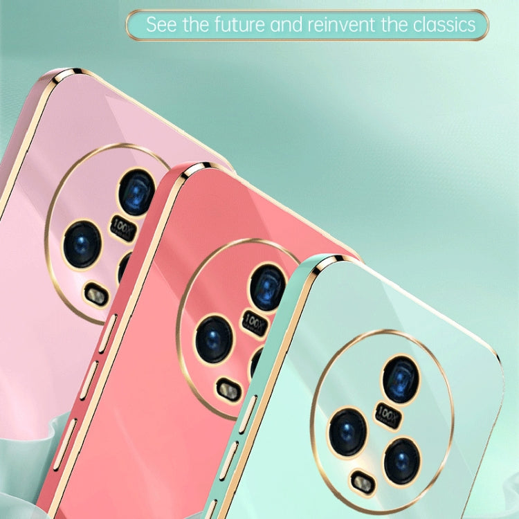 XINLI Straight Edge 6D Electroplate TPU Phone Case, For Honor Magic5 5G, For Honor Magic5 Pro 5G, For Honor X7a 2023
