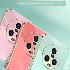 XINLI Straight Edge 6D Electroplate TPU Phone Case, For Honor Magic5 5G, For Honor Magic5 Pro 5G, For Honor X7a 2023