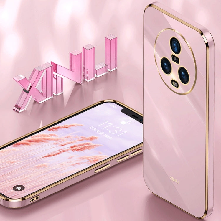 XINLI Straight Edge 6D Electroplate TPU Phone Case, For Honor Magic5 5G, For Honor Magic5 Pro 5G, For Honor X7a 2023