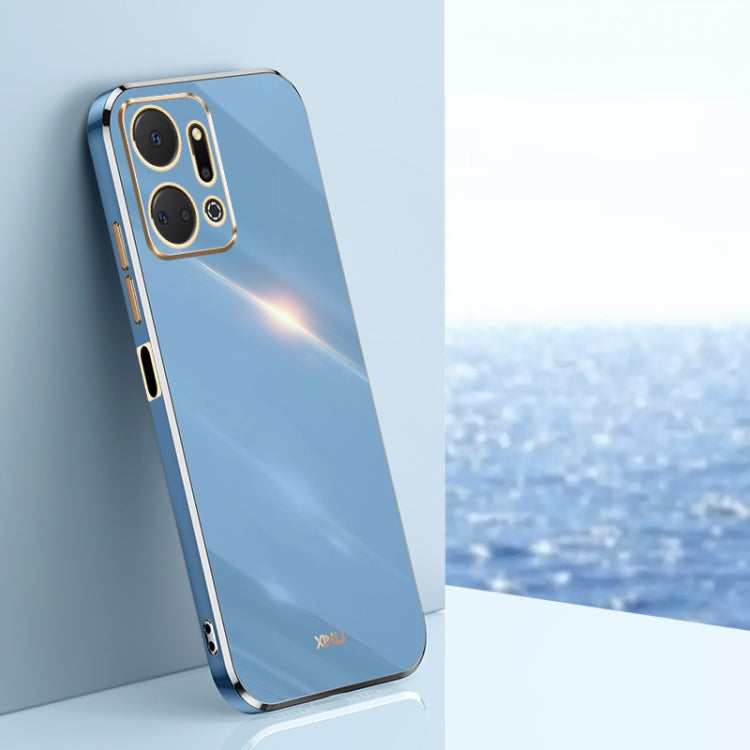 XINLI Straight Edge 6D Electroplate TPU Phone Case, For Honor Magic5 5G, For Honor Magic5 Pro 5G, For Honor X7a 2023