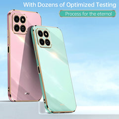 XINLI Straight Edge 6D Electroplate TPU Phone Case, For Honor X8a 2023, For Honor X9a 5G, For Huawei nova Y61