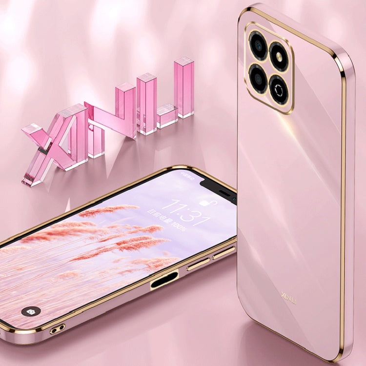 XINLI Straight Edge 6D Electroplate TPU Phone Case, For Honor X8a 2023, For Honor X9a 5G, For Huawei nova Y61
