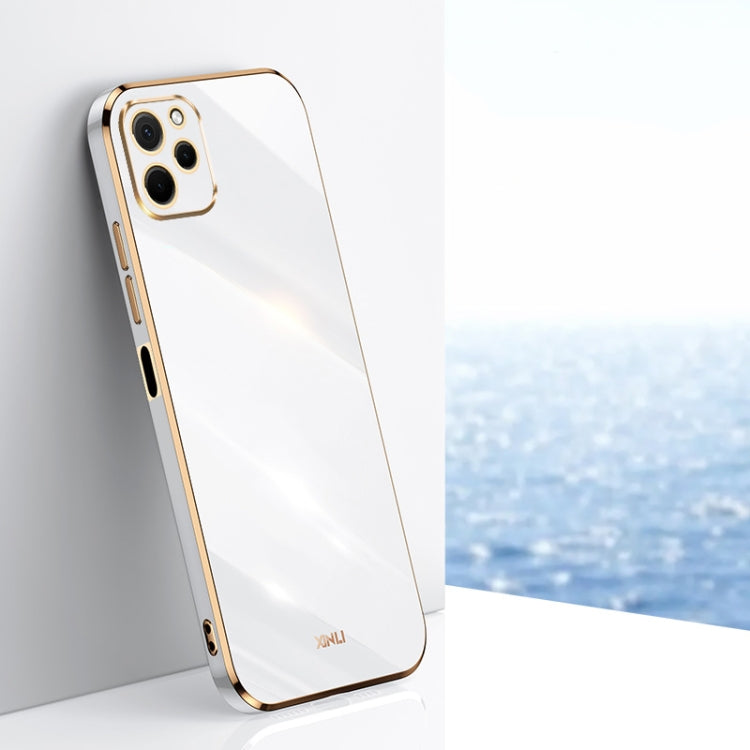 XINLI Straight Edge 6D Electroplate TPU Phone Case, For Honor X8a 2023, For Honor X9a 5G, For Huawei nova Y61