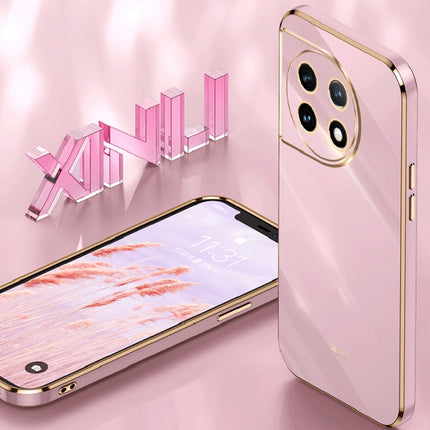 XINLI Straight Edge 6D Electroplate TPU Phone Case