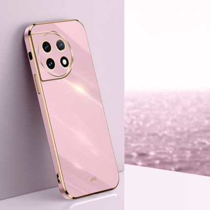 XINLI Straight Edge 6D Electroplate TPU Phone Case, For OnePlus 11, For OnePlus Ace 2, For Realme GT Neo 5