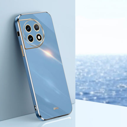 XINLI Straight Edge 6D Electroplate TPU Phone Case, For OnePlus 11, For OnePlus Ace 2, For Realme GT Neo 5