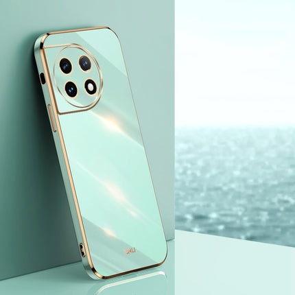 XINLI Straight Edge 6D Electroplate TPU Phone Case, For OnePlus 11, For OnePlus Ace 2, For Realme GT Neo 5