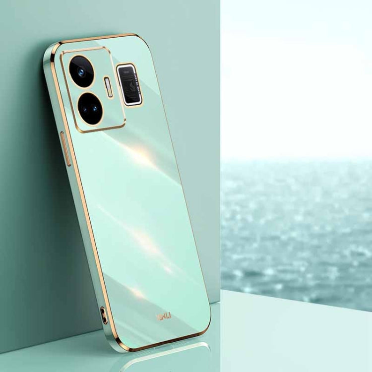 XINLI Straight Edge 6D Electroplate TPU Phone Case, For OnePlus 11, For OnePlus Ace 2, For Realme GT Neo 5
