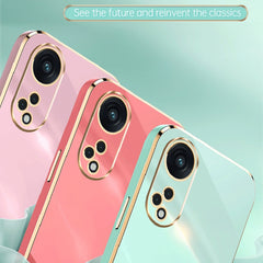 XINLI Straight Edge 6D Electroplate TPU Phone Case, For OPPO Reno8 T 5G, For vivo Y100, For Samsung Galaxy A24 4G