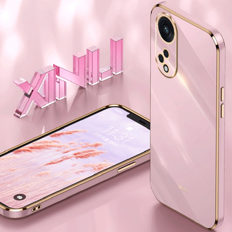 XINLI Straight Edge 6D Electroplate TPU Phone Case, For OPPO Reno8 T 5G, For vivo Y100, For Samsung Galaxy A24 4G