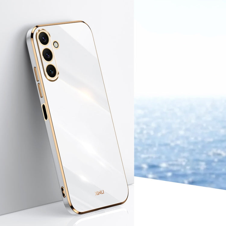 XINLI Straight Edge 6D Electroplate TPU Phone Case, For OPPO Reno8 T 5G, For vivo Y100, For Samsung Galaxy A24 4G