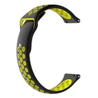For Garmin Fenix Chronos / Black Yellow