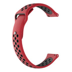 For Garmin Fenix Chronos / Red Black