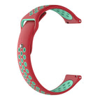 For Garmin Fenix Chronos / Red Teal