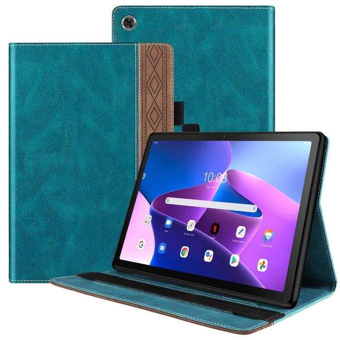 Splicing Series Tablet Leather Case, For Lenovo Tab M10 Plus 3rd Gen, For Huawei MatePad SE