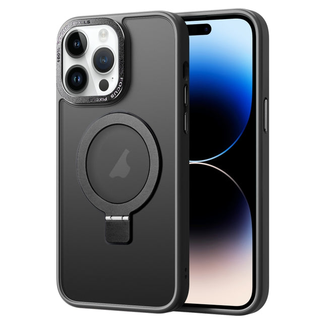 Skin Feel MagSafe Magnetic Holder Phone Case, For iPhone 14 Pro Max, For iPhone 14 Pro, For iPhone 14, For iPhone 14 Plus