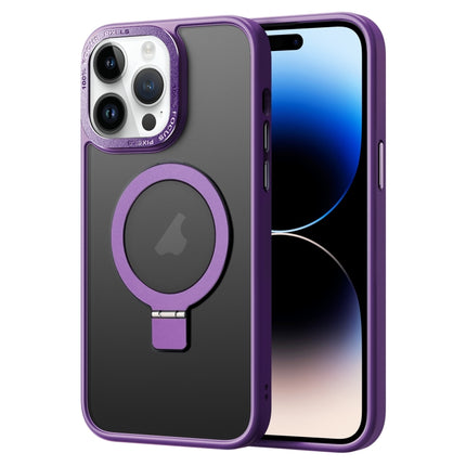 Skin Feel MagSafe Magnetic Holder Phone Case, For iPhone 14 Pro Max, For iPhone 14 Pro, For iPhone 14, For iPhone 14 Plus