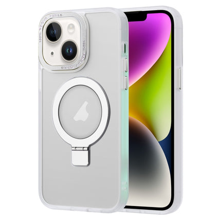 Skin Feel MagSafe Magnetic Holder Phone Case, For iPhone 14 Pro Max, For iPhone 14 Pro, For iPhone 14, For iPhone 14 Plus