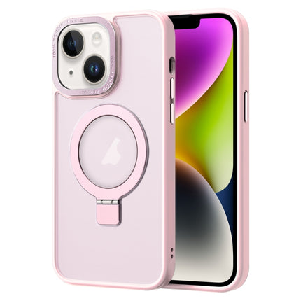 Skin Feel MagSafe Magnetic Holder Phone Case, For iPhone 14 Pro Max, For iPhone 14 Pro, For iPhone 14, For iPhone 14 Plus