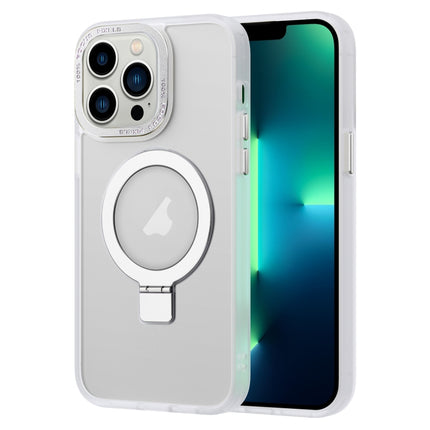 Skin Feel MagSafe Magnetic Holder Phone Case, For iPhone 13 Pro Max, For iPhone 13 Pro, For iPhone 13, For iPhone 12 Pro Max