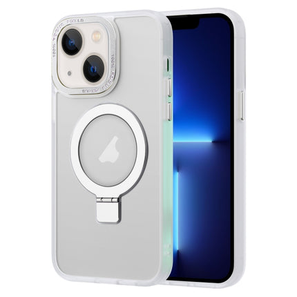 Skin Feel MagSafe Magnetic Holder Phone Case, For iPhone 13 Pro Max, For iPhone 13 Pro, For iPhone 13, For iPhone 12 Pro Max