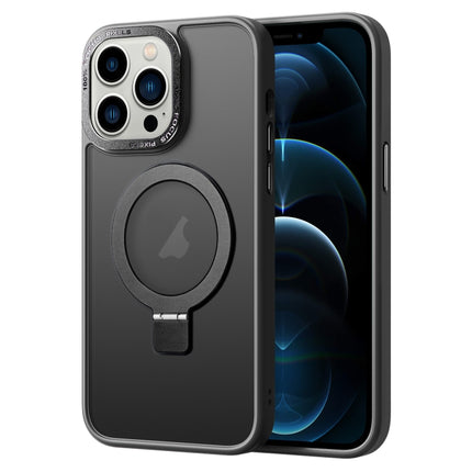 Skin Feel MagSafe Magnetic Holder Phone Case, For iPhone 13 Pro Max, For iPhone 13 Pro, For iPhone 13, For iPhone 12 Pro Max