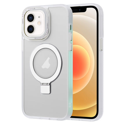 Skin Feel MagSafe Magnetic Holder Phone Case, For iPhone 12 Pro, For iPhone 12, For iPhone 11 Pro Max, For iPhone 11