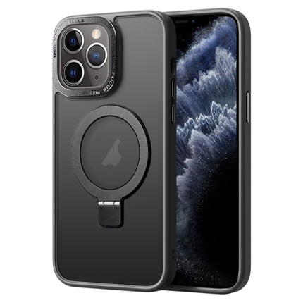 Skin Feel MagSafe Magnetic Holder Phone Case, For iPhone 12 Pro, For iPhone 12, For iPhone 11 Pro Max, For iPhone 11
